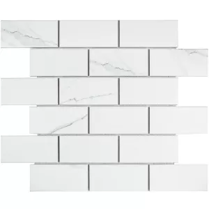 Керамическая мозаика Starmosaic Brick Carrara Matt 29,5х29,1 см