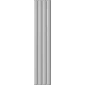 Плитка настенная DNA Tiles Plinto out grey matt 54,2х10,7 см