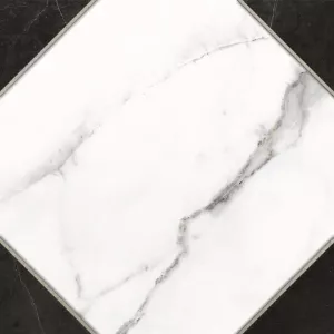 Керамический гранит Cersanit Gretta A16063 белый рельеф 29,8х29,8 см